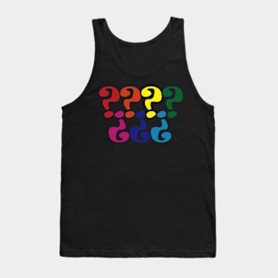 Question Rainbow Tank Top